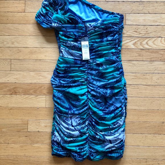 Beautiful brand new BCBG Mia one-shoulder cocktail dress - Picture 7 of 16